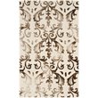 Safavieh Dip Dye 5' X 8' Hand Tufted Rug in Ivory and Chocolate