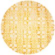 Safavieh Dip Dye 2' X 3' Hand Tufted Wool Pile Rug in Ivory and Gold