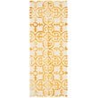 Safavieh Dip Dye 9' X 12' Hand Tufted Wool Pile Rug in Ivory and Gold