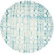 Safavieh Dip Dye 7' Round Hand Tufted Wool Rug