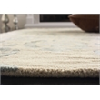 Safavieh Dip Dye 7' Square Hand Tufted Wool Rug in Ivory and Navy