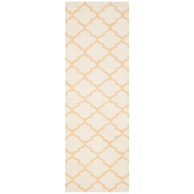 Safavieh Dhurries 5' X 8' Hand Woven Flat Weave Wool Rug