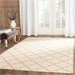 Safavieh Dhurries 6' Round Hand Woven Flat Weave Wool Rug