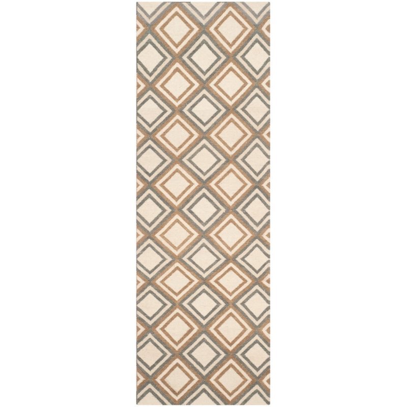Safavieh Dhurries 5' X 8' Hand Woven Flat Weave Wool Rug