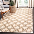 Safavieh Dhurries 6' Square Hand Woven Flat Weave Wool Rug