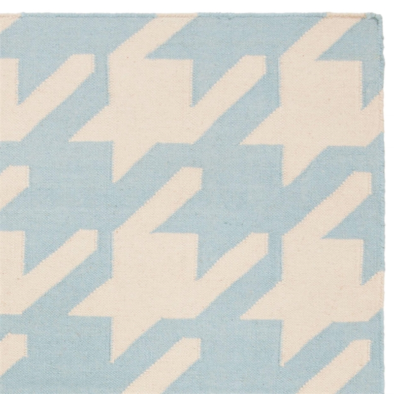 Safavieh Dhurries 6' Square Hand Woven Flat Weave Wool Rug
