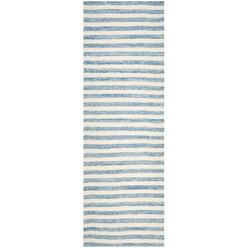 Safavieh Dhurries 6' X 9' Hand Woven Flat Weave Wool Rug