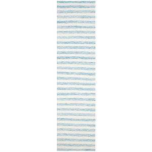 Safavieh Dhurries 6' Square Hand Woven Flat Weave Wool Rug