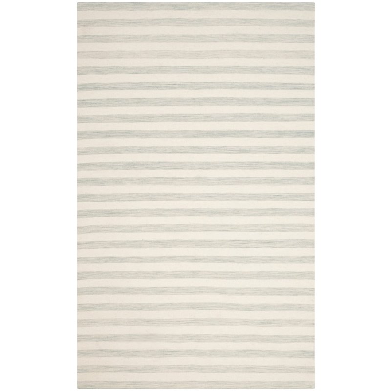 Safavieh Dhurries 4' X 6' Hand Woven Flat Weave Wool Rug