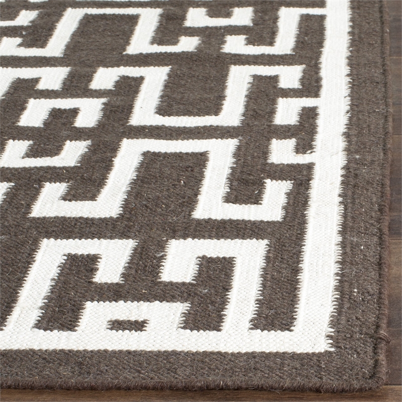 Safavieh Dhurries 6' X 9' Hand Woven Flat Weave Rug