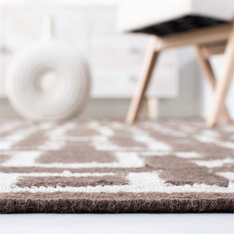 Safavieh Dhurries 6' X 9' Hand Woven Flat Weave Rug