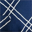 Safavieh Dhurries 3' X 5' Hand Woven Flat Weave Rug in Navy and Ivory