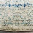 Safavieh Evoke 3' X 5' Power Loomed Rug in Ivory and Blue