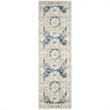 Safavieh Evoke 8' X 10' Power Loomed Rug in Ivory and Blue