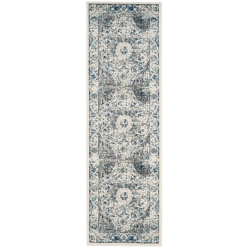Safavieh Evoke 11' X 15' Power Loomed Rug in Gray and Ivory