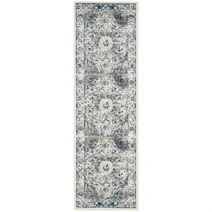 Safavieh Evoke 9' X 12' Power Loomed Rug in Gray and Ivory