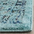 Safavieh Evoke 4' X 6' Power Loomed Rug in Light Blue and Light Blue
