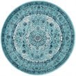 Safavieh Evoke 4' X 6' Power Loomed Rug in Light Blue and Light Blue
