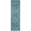 Safavieh Evoke 4' X 6' Power Loomed Rug in Light Blue and Light Blue