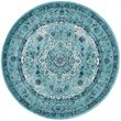 Safavieh Evoke 9' X 12' Power Loomed Rug in Light Blue and Light Blue