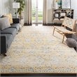 Safavieh Evoke 3' X 5' Power Loomed Rug in Gold and Ivory