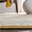 Safavieh Evoke 4' X 6' Power Loomed Rug in Gold and Ivory