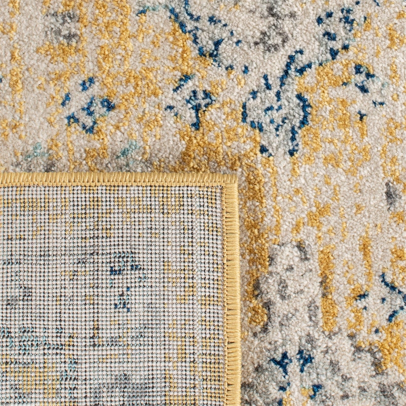 Safavieh Evoke 4' X 6' Power Loomed Rug in Gold and Ivory