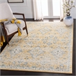 Safavieh Evoke 9' X 12' Power Loomed Rug in Gold and Ivory