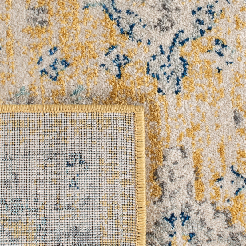 Safavieh Evoke 9' X 12' Power Loomed Rug in Gold and Ivory
