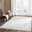 Safavieh Evoke 3' X 5' Power Loomed Rug in Ivory and Light Blue