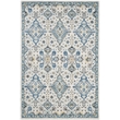 Safavieh Evoke 4' X 6' Power Loomed Rug in Ivory and Light Blue