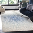 Safavieh Evoke 3' X 5' Power Loomed Rug in Royal and Ivory