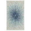 Safavieh Evoke 3' X 5' Power Loomed Rug in Royal and Ivory