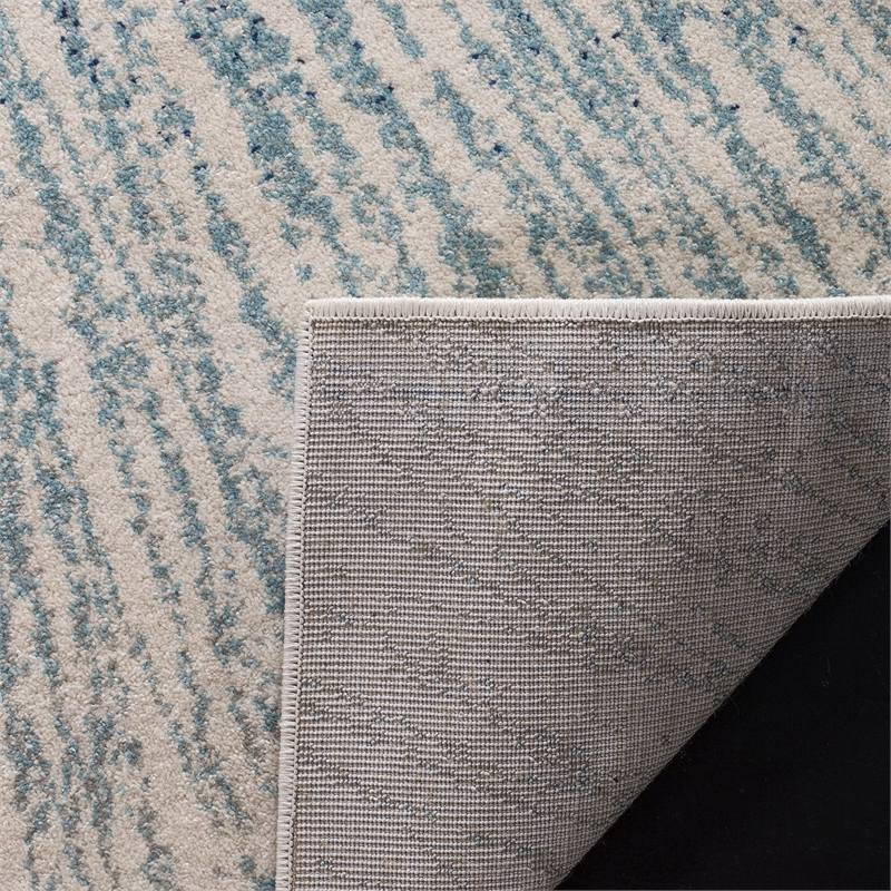 Safavieh Evoke 3' X 5' Power Loomed Rug in Royal and Ivory