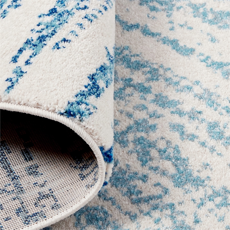 Safavieh Evoke 9' X 12' Power Loomed Rug in Royal and Ivory
