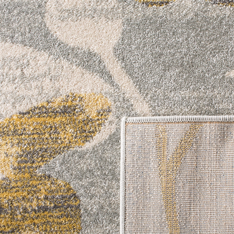 Safavieh Evoke 9' X 12' Power Loomed Rug in Gray and Gold