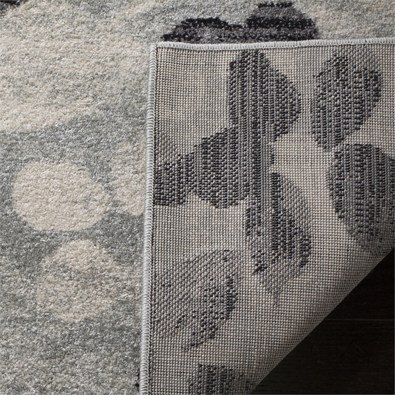 Safavieh Evoke 10' X 14' Power Loomed Rug in Gray and Black