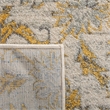 Safavieh Evoke 3' X 5' Power Loomed Rug in Ivory and Gold