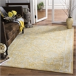 Safavieh Evoke 4' X 6' Power Loomed Rug in Ivory and Gold