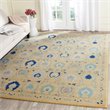 Safavieh Evoke 9' X 12' Power Loomed Rug in Gold and Ivory
