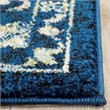 Safavieh Evoke 10' X 14' Power Loomed Rug in Navy and Ivory