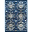 Safavieh Evoke 10' X 14' Power Loomed Rug in Navy and Ivory