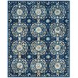 Safavieh Evoke 10' X 14' Power Loomed Rug in Navy and Ivory