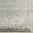 Safavieh Evoke 8' X 10' Power Loomed Rug in Silver and Ivory