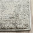 Safavieh Evoke 8' X 10' Power Loomed Rug in Silver and Ivory
