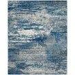 Safavieh Evoke 9' X 12' Power Loomed Rug in Navy and Ivory