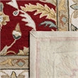 Safavieh DuraRug 3' X 5' Hand Hooked Rug in Red and Ivory