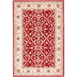Safavieh DuraRug 6' X 9' Hand Hooked Rug in Red and Ivory