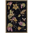 Safavieh DuraRug 4' X 6' Hand Hooked Polypropylene Rug in Black