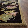 Safavieh DuraRug 4' X 6' Hand Hooked Polypropylene Rug in Black